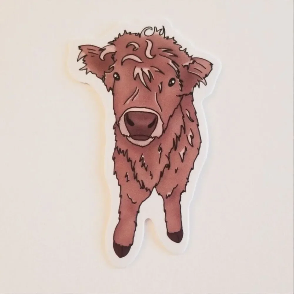 Cow Sticker‎